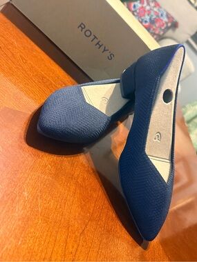 Rothy's Navy Herringbone The High Point